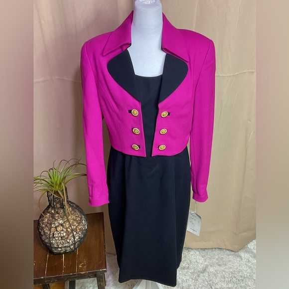 Dresses & Skirts - Rickie Freeman For Teri Jon Vintage Dress & Jacket Ensemble